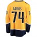 Игровая джерси Juuse Saros Nashville Predators Fanatics Breakaway Player - Gold