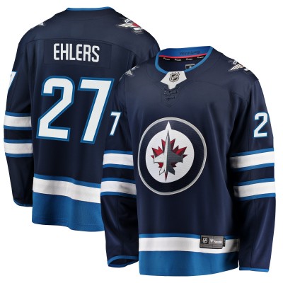 Игровая джерси Nikolaj Ehlers Winnipeg Jets Breakaway Replica - Navy
