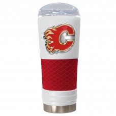 Стакан для путешествий Calgary Flames 24oz. Powder Coated Draft - White