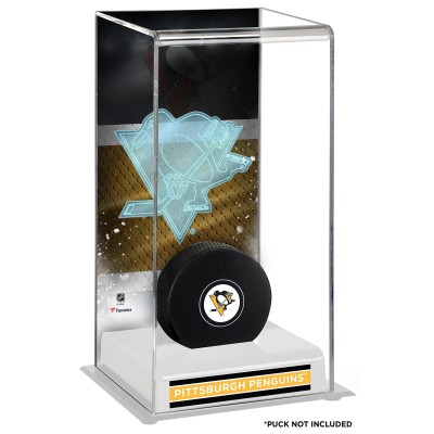 Pittsburgh Penguins Fanatics Authentic Deluxe Tall Hockey Puck Case