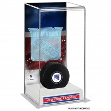 New York Rangers Fanatics Authentic Deluxe Tall Hockey Puck Case New York Rangers Fanatics Authentic Deluxe Tall Hockey Puck Case