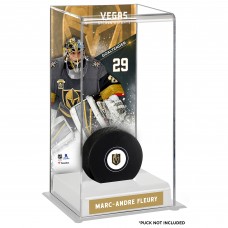 Кейс для шайбы Vegas Golden Knights Marc-Andre Fleury Fanatics Authentic Deluxe Tall