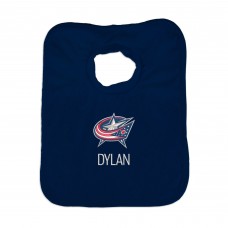 Columbus Blue Jackets Infant Personalized Bib - Navy