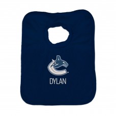 Vancouver Canucks Infant Personalized Bib - Navy