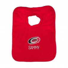 Carolina Hurricanes Infant Personalized Bib - Red Carolina Hurricanes Infant Personalized Bib - Red