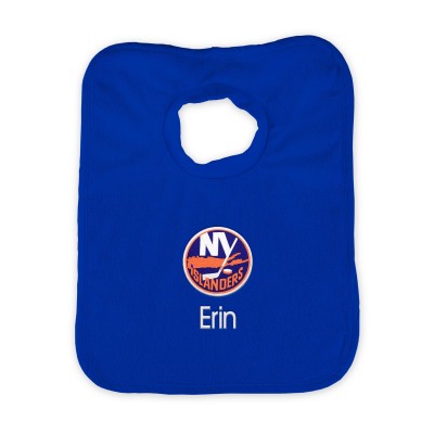 New York Islanders Infant Personalized Bib - Royal