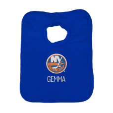 New York Islanders Infant Personalized Bib - Royal New York Islanders Infant Personalized Bib - Royal