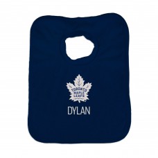 Toronto Maple Leafs Infant Personalized Bib - Navy