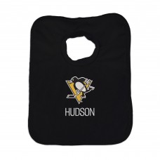 Pittsburgh Penguins Infant Personalized Bib - Black Pittsburgh Penguins Infant Personalized Bib - Black