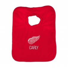 Detroit Red Wings Infant Personalized Bib - Red