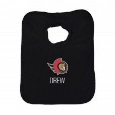 Ottawa Senators Infant Personalized Bib - Black