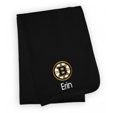 Boston Bruins Infant Personalized Blanket - Black