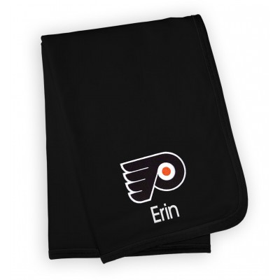 Именной плед Philadelphia Flyers Infant - Black