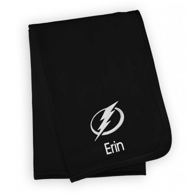 Именной плед Tampa Bay Lightning Infant - Black