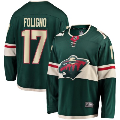 Игровая джерси Marcus Foligno Minnesota Wild Breakaway - Green
