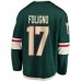 Игровая джерси Marcus Foligno Minnesota Wild Breakaway - Green