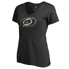 Женская Футболка Carolina Hurricanes Black Lovely V-Neck