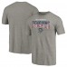 Футболка Pittsburgh Penguins Heathered Gray Freedom Tri-Blend