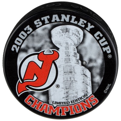 New Jersey Devils Fanatics Authentic Unsigned 2003 Stanley Cup Champions Logo Hockey Puck