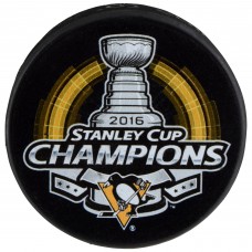 Шайба с автографом Pittsburgh Penguins Fanatics Authentic Unsigned 2016 Stanley Cup Champions Logo