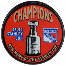 New York Rangers Fanatics Authentic Unsigned 1994 Stanley Cup Champions Logo Hockey Puck