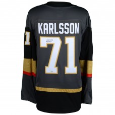 Игровая джерси Autographed Vegas Golden Knights William Karlsson Fanatics Authentic Black Fanatics Breakaway