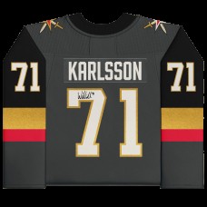 Игровая джерси Autographed Vegas Golden Knights William Karlsson Fanatics Authentic Black Fanatics Breakaway