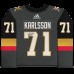 Игровая джерси Autographed Vegas Golden Knights William Karlsson Fanatics Authentic Black Adidas Authentic