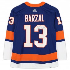 Autographed New York Islanders Mathew Barzal Fanatics Authentic Blue Adidas Authentic Jersey Autographed New York Islanders Mathew Barzal Fanatics Authentic Blue Adidas Authentic Jersey