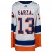 Autographed New York Islanders Mathew Barzal Fanatics Authentic White Adidas Authentic Jersey