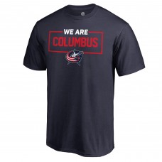 Футболка Columbus Blue Jackets Iconic Collection We Are - Navy