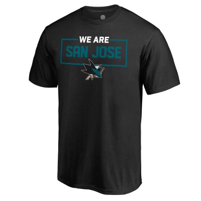 San Jose Sharks Black Iconic Collection We Are T-Shirt