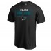Футболка San Jose Sharks Black Iconic Collection We Are