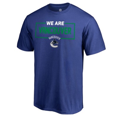Vancouver Canucks Blue Iconic Collection We Are T-Shirt