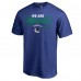 Vancouver Canucks Blue Iconic Collection We Are T-Shirt