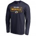 Футболка с длинным рукавом Nashville Predators Iconic Collection We Are - Navy