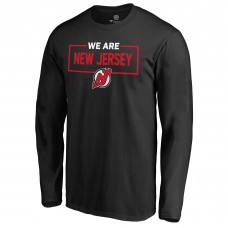 Футболка с длинным рукавом New Jersey Devils Black Iconic Collection We Are