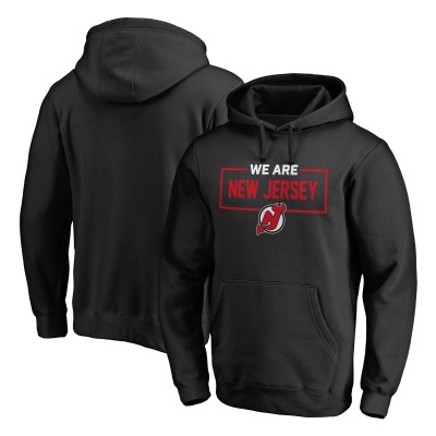 New Jersey Devils Black Iconic Collection We Are Pullover Hoodie