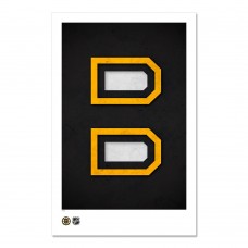 Boston Bruins 11 x 17 Minimalist Art Poster