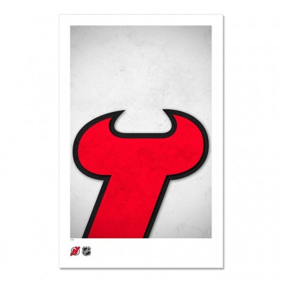 New Jersey Devils 11 x 17 Minimalist Art Poster