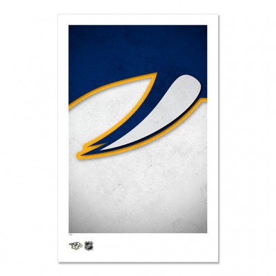 Nashville Predators 11 x 17 Minimalist Art Poster