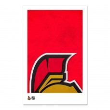 Ottawa Senators 11 x 17 Minimalist Art Poster