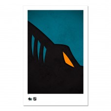 San Jose Sharks 11 x 17 Minimalist Art Poster