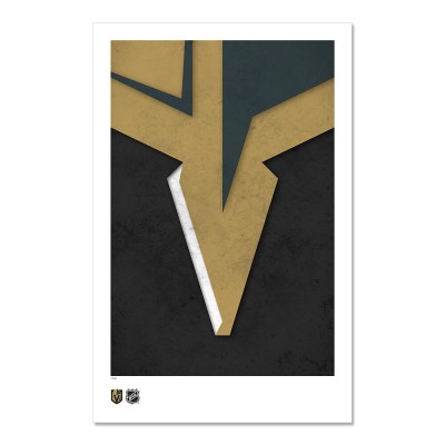 Vegas Golden Knights 11 x 17 Minimalist Art Poster