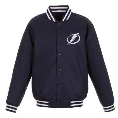 Куртка Tampa Bay Lightning JH Design Front Hit Poly Twill - Navy