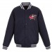 Columbus Blue Jackets JH Design Two Hit Poly Twill Jacket - Navy - оригинальная атрибутика Коламбус Блю Джекетс