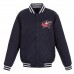 Columbus Blue Jackets JH Design Two Hit Poly Twill Jacket - Navy - оригинальная атрибутика Коламбус Блю Джекетс