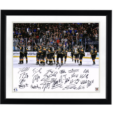 Фото с автографом Vegas Golden Knights Fanatics Authentic 2018 Western Conference Champions 16 x 20 Stick Salute with 26 Signatures