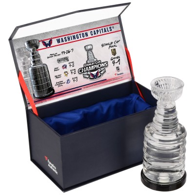 Washington Capitals Fanatics Authentic 2018 Stanley Cup Champions Crystal Stanley Cup Trophy - Filled with Ice From the 2018 Stanley Cup Final