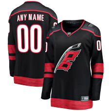 Женская Именная джерси Carolina Hurricanes Fanatics Black Home Breakaway Женская Именная джерси Carolina Hurricanes Fanatics Black Home Breakaway